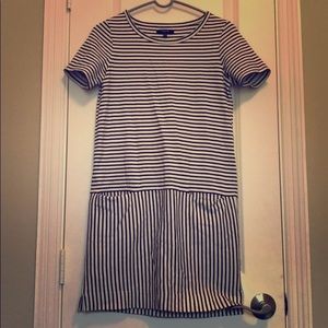 NWOT Madewell nautical dress w pockets XS